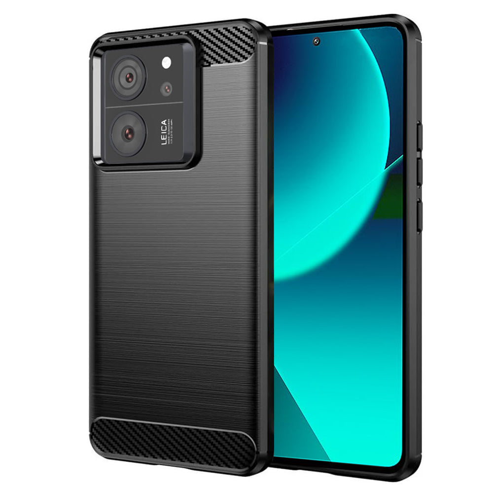 Techsuit - Carbon Silicone - Xiaomi 13T / 13T Pro - Black