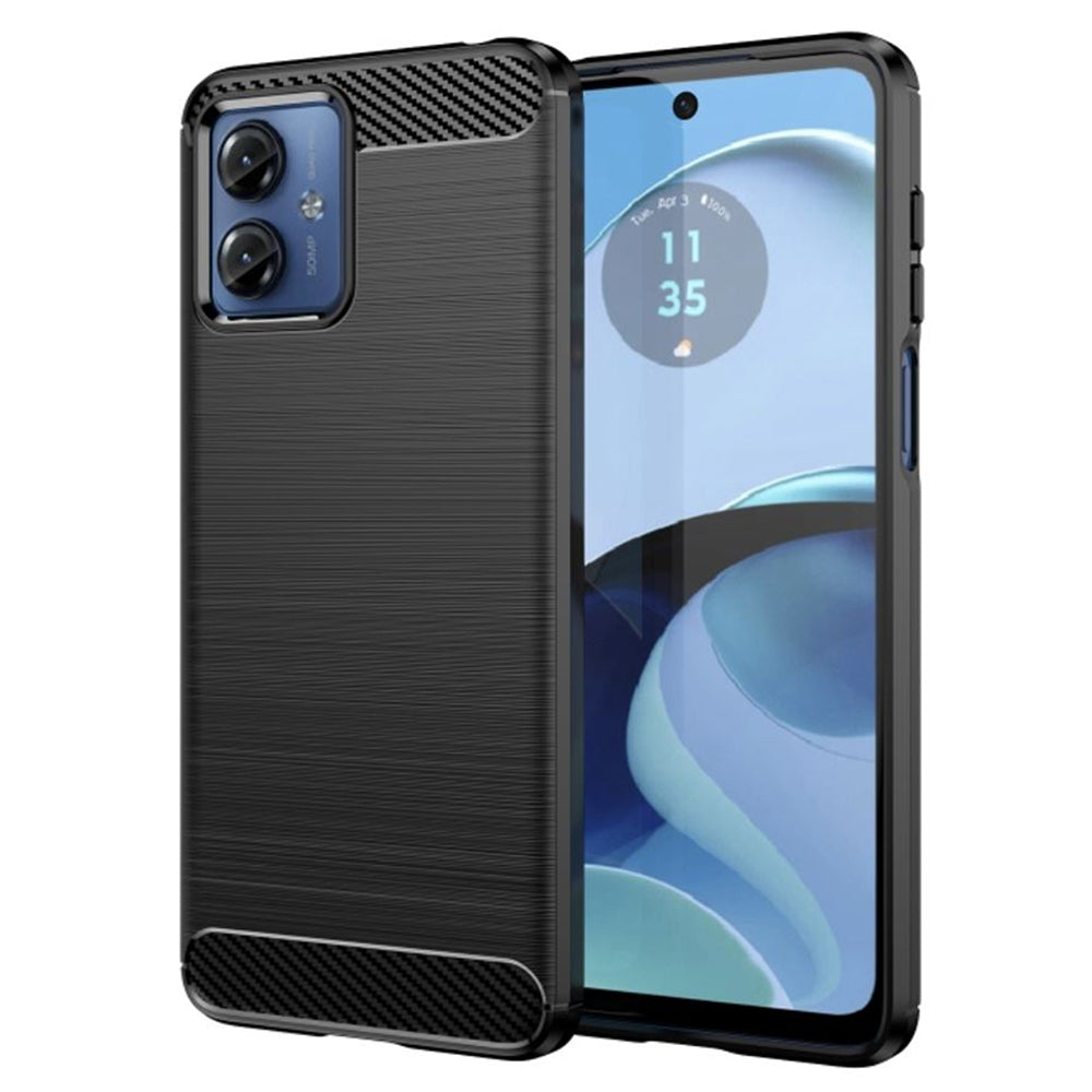 Techsuit - Carbon Silicone - Motorola Moto G14 - Black