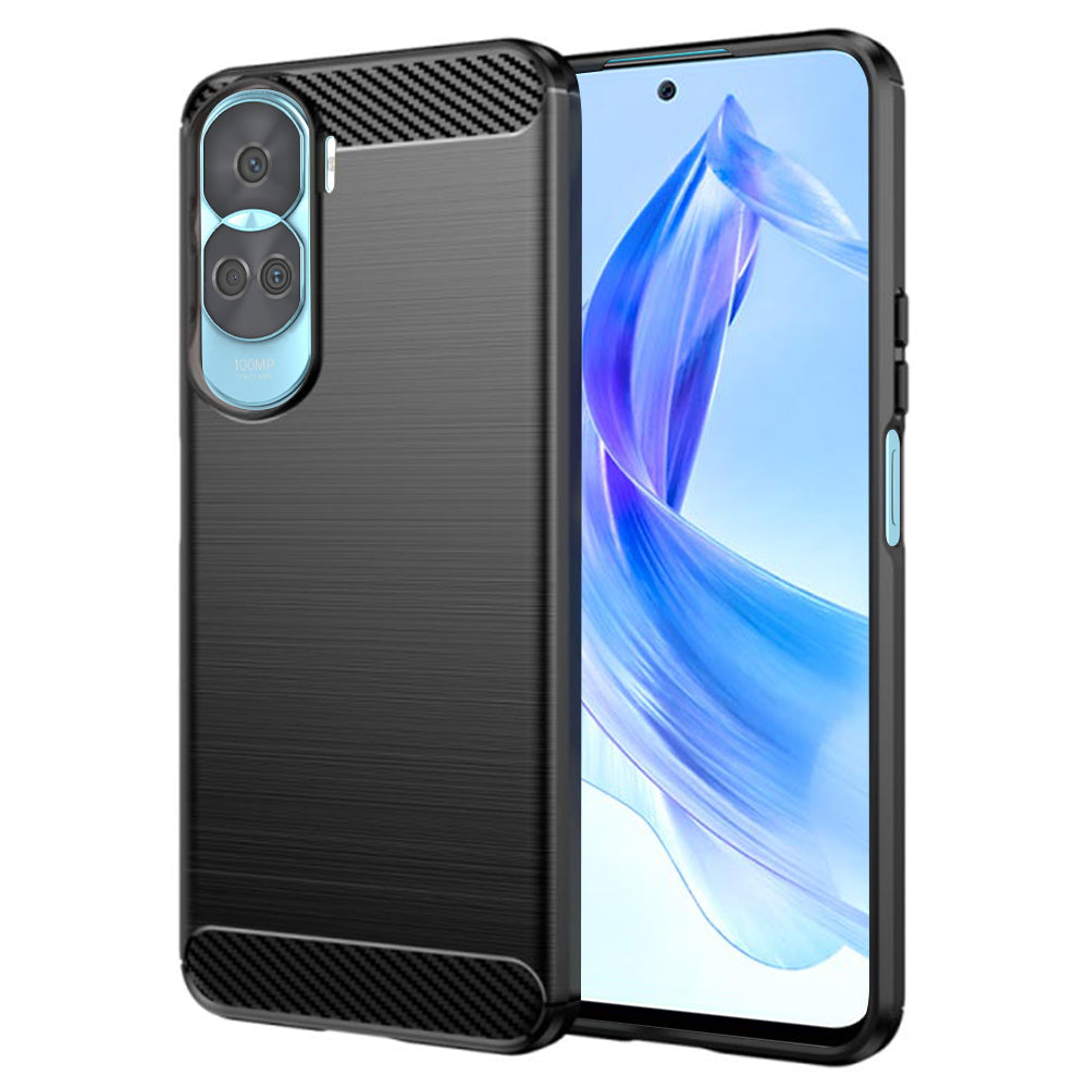 Techsuit - Carbon Silicone - Honor 90 Lite - Black