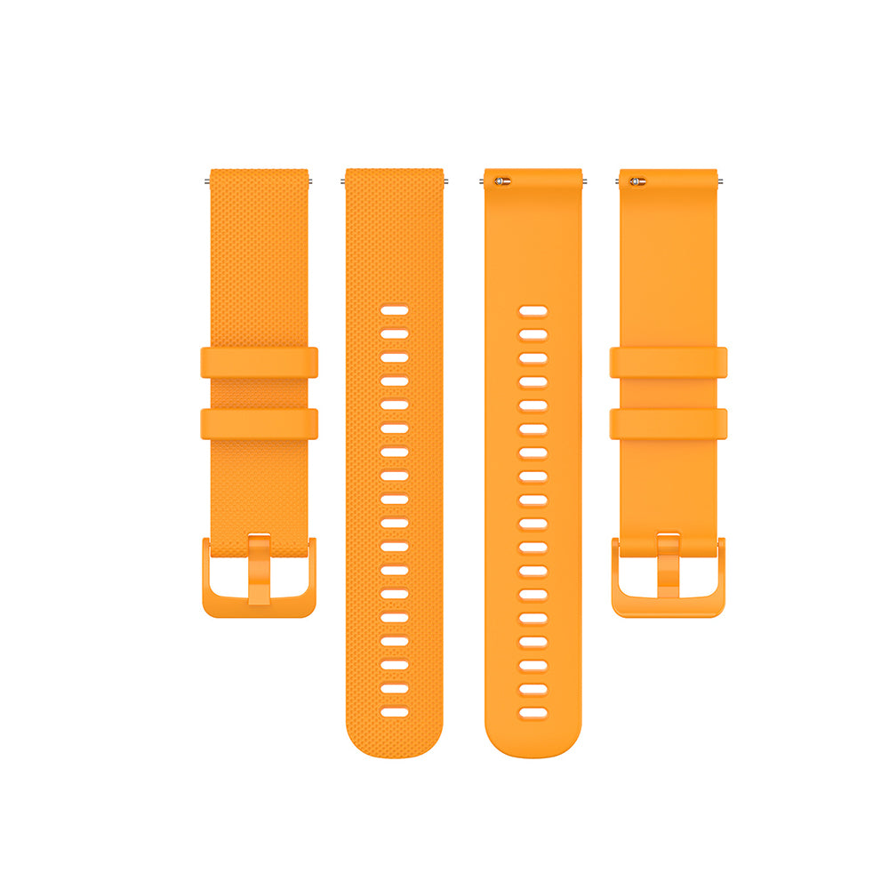 Techsuit - Watchband 18mm (W006) - Huawei Watch GT 4 (41mm)/W1/Honor Watch S1/Garmin Venu 2S/Vivoactive 4S - Orange