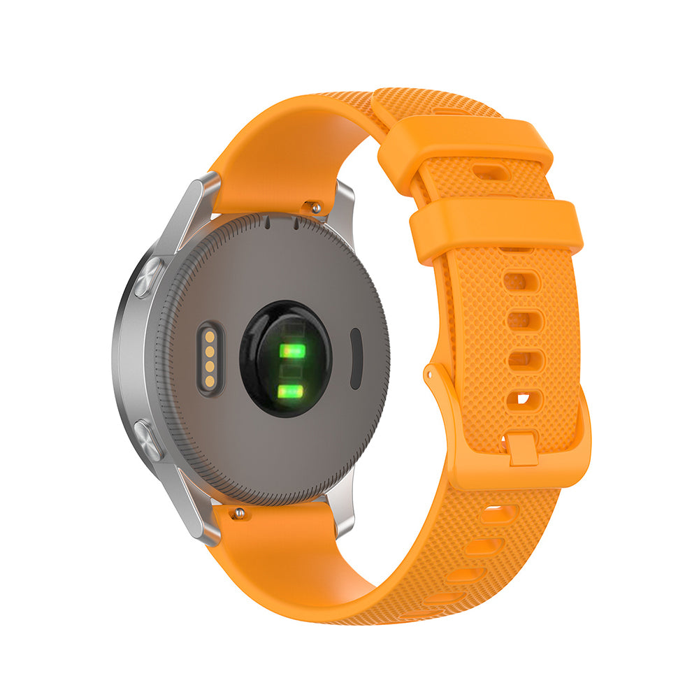 Techsuit - Watchband 18mm (W006) - Huawei Watch GT 4 (41mm)/W1/Honor Watch S1/Garmin Venu 2S/Vivoactive 4S - Orange