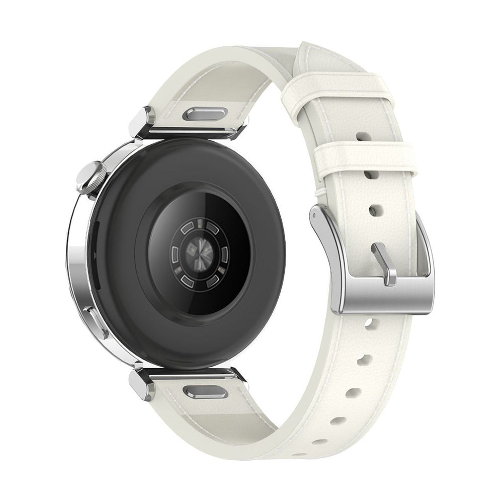 Curea smartwatch Techsuit compatibil cu Huawei Watch GT 4 (41mm) / Honor Watch S1 / Garmin Venu 2S, Alb