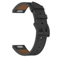 Techsuit - Watchband 18mm (W073) - Huawei Watch GT 4 (41mm)/W1/Honor Watch S1/Garmin Venu 2S/Vivoactive 4S - Black