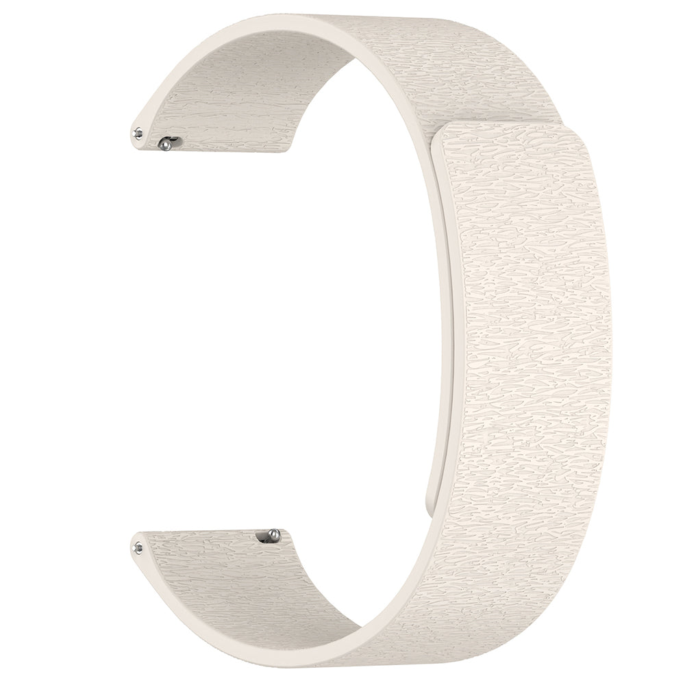 Techsuit - Watchband 18mm (W074) - Huawei Watch GT 4 (41mm)/W1/Honor Watch S1/Garmin Venu 2S/Vivoactive 4S - Beige
