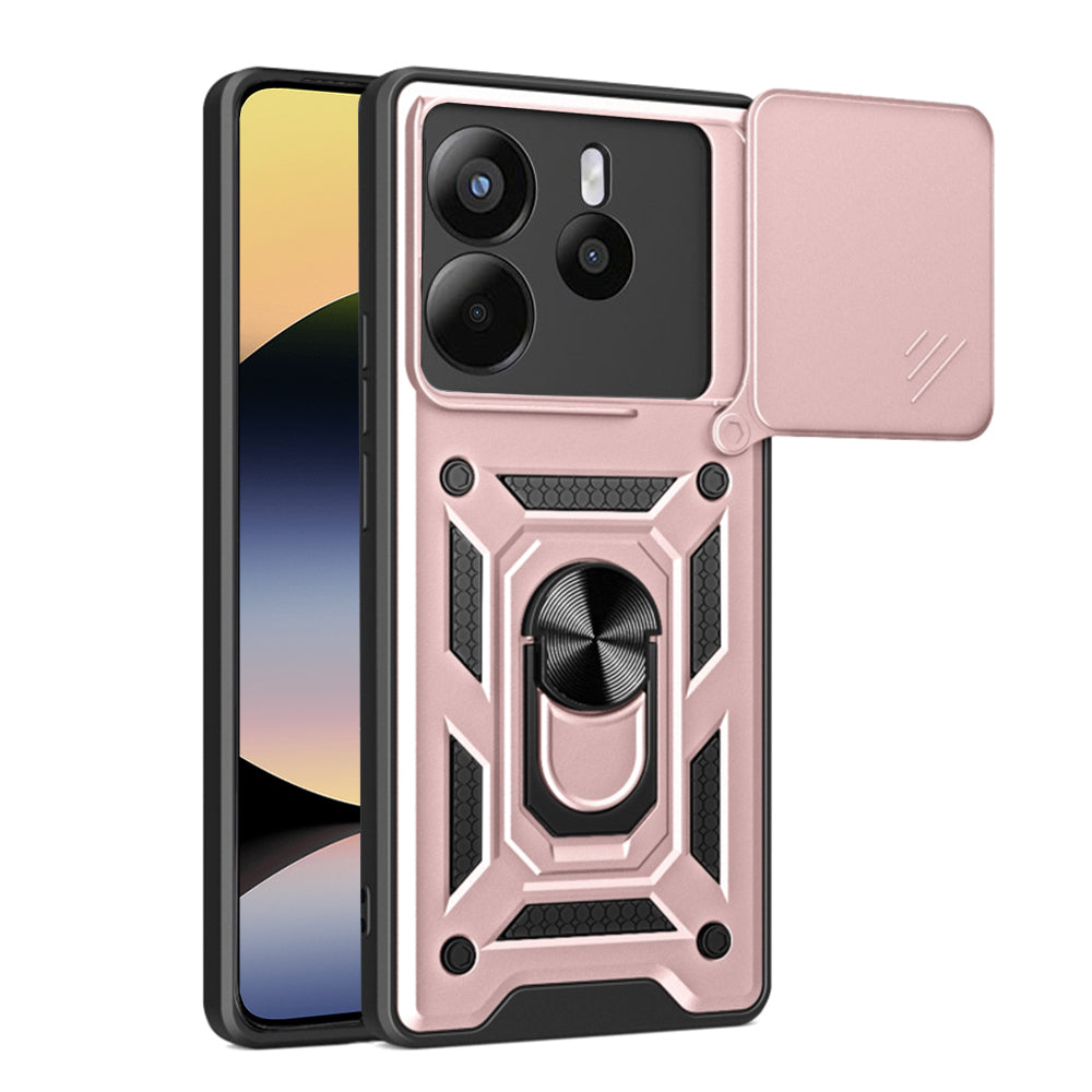 Techsuit - CamShield Series - Xiaomi Redmi Note 14 4G (Regional) - Rose Gold