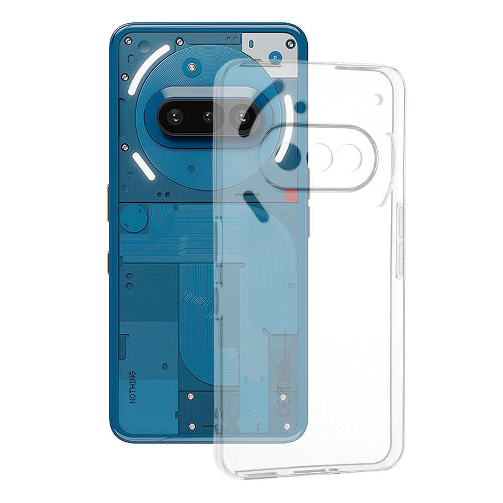 Techsuit - Clear Silicone - Nothing Phone (3a) - Transparent