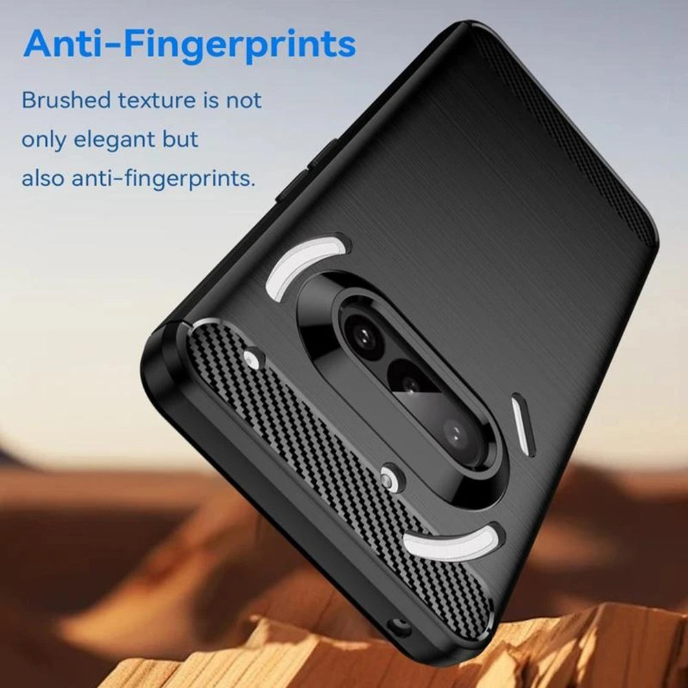 Techsuit - Carbon Silicone - Nothing Phone (3a) - Blue