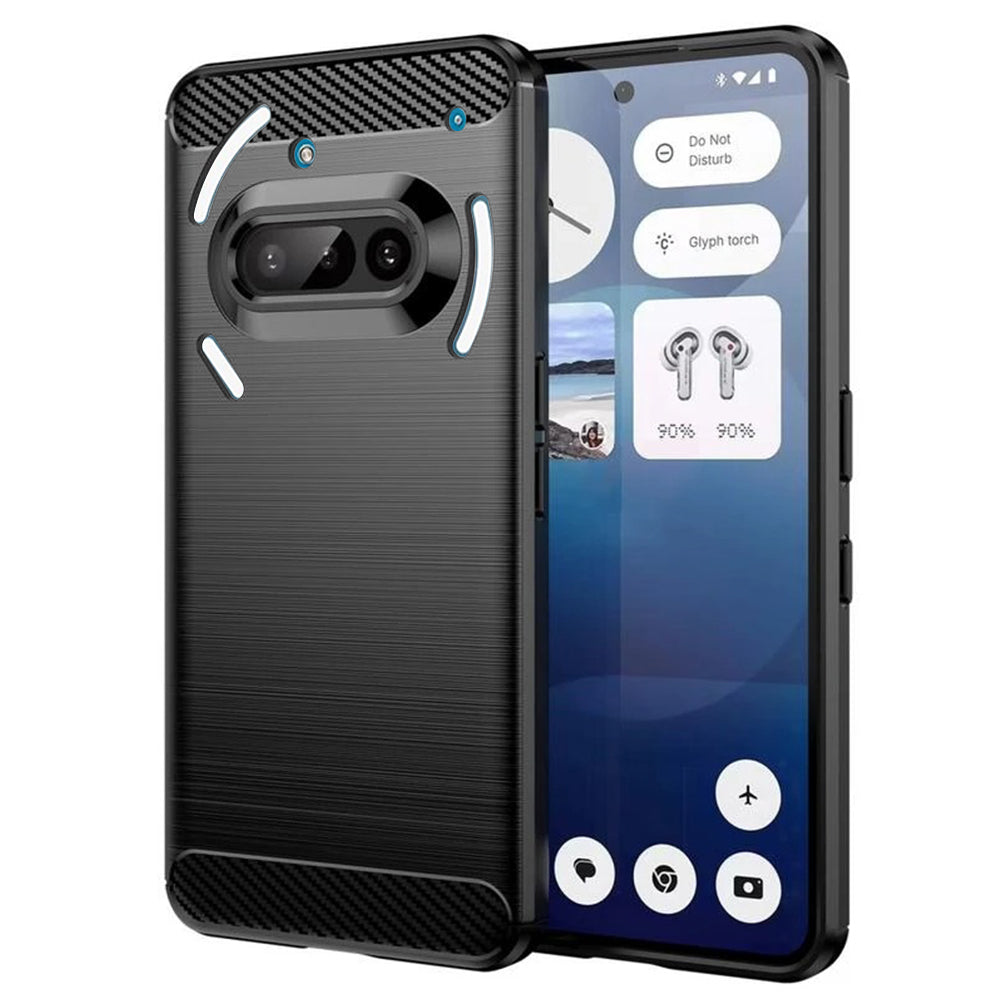 Techsuit - Carbon Silicone - Nothing Phone (3a) - Black