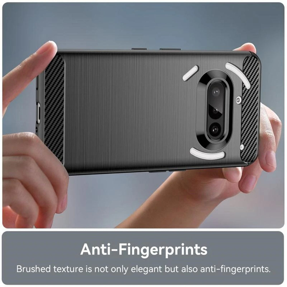 Techsuit - Carbon Silicone - Nothing Phone (3a) - Black