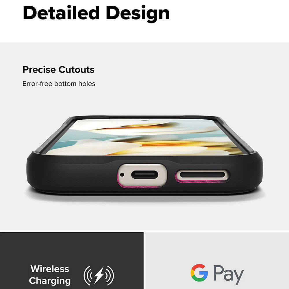 Ringke Husa de protectie Ringke Onyx Design compatibil cu Google Pixel 9a, Camo Black – imagine 4