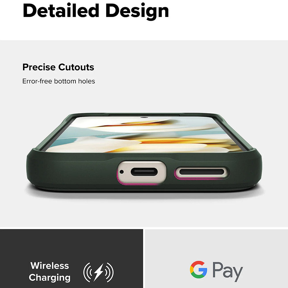Ringke Husa de protectie Ringke Onyx compatibil cu Google Pixel 9a, Verde Inchis – imagine 4