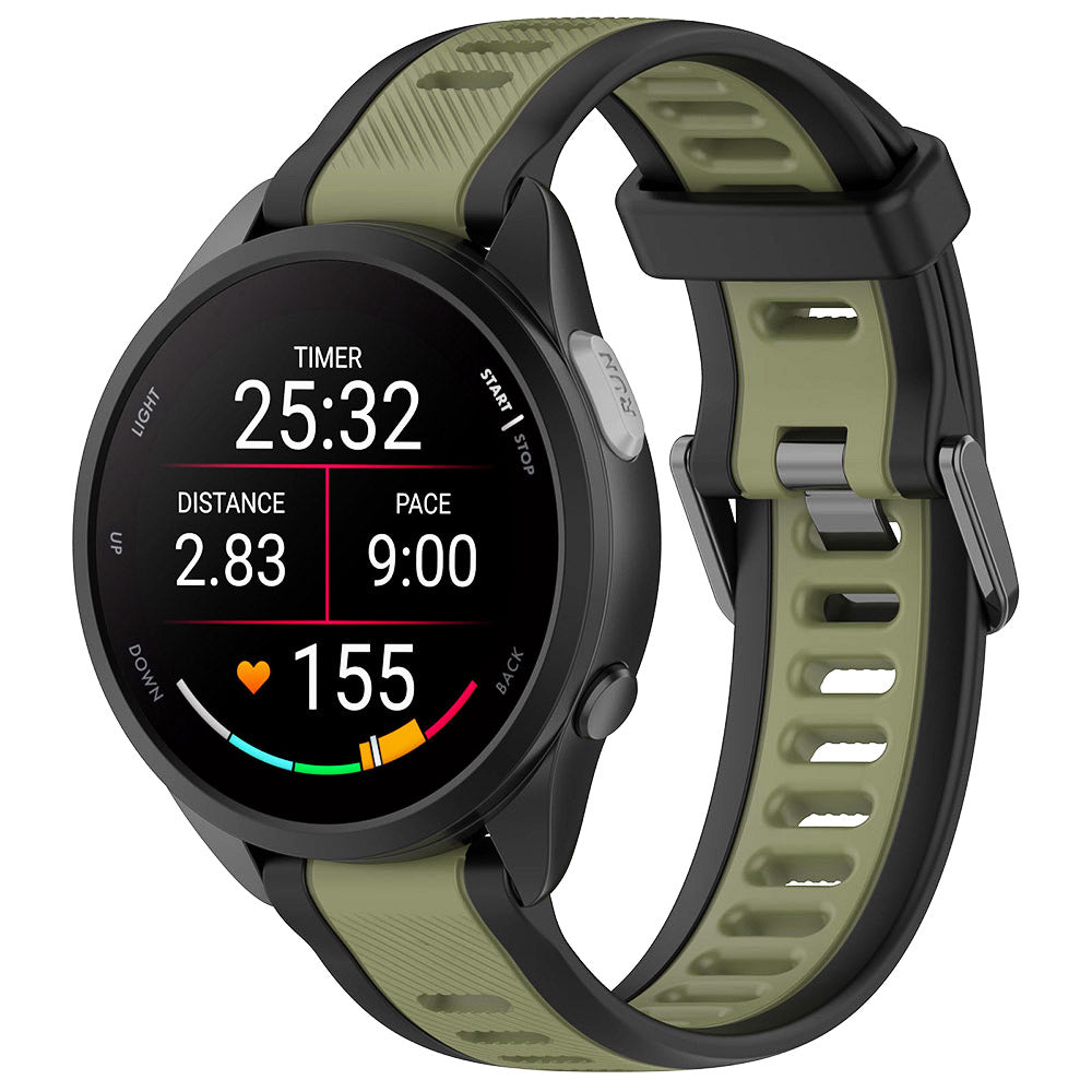 Techsuit - Watchband 20mm (W053) - Samsung Galaxy Watch 4/5/Active 2, Huawei Watch GT 3 (42mm)/GT 3 Pro (43mm) - Khaki