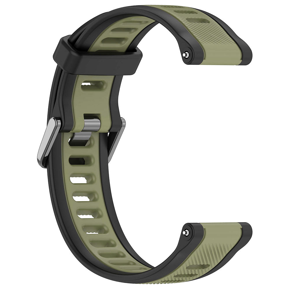 Techsuit - Watchband 20mm (W053) - Samsung Galaxy Watch 4/5/Active 2, Huawei Watch GT 3 (42mm)/GT 3 Pro (43mm) - Khaki