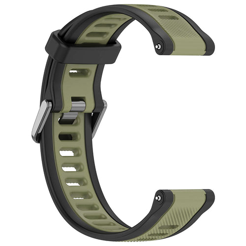 Techsuit - Watchband 20mm (W053) - Samsung Galaxy Watch 4/5/Active 2, Huawei Watch GT 3 (42mm)/GT 3 Pro (43mm) - Khaki