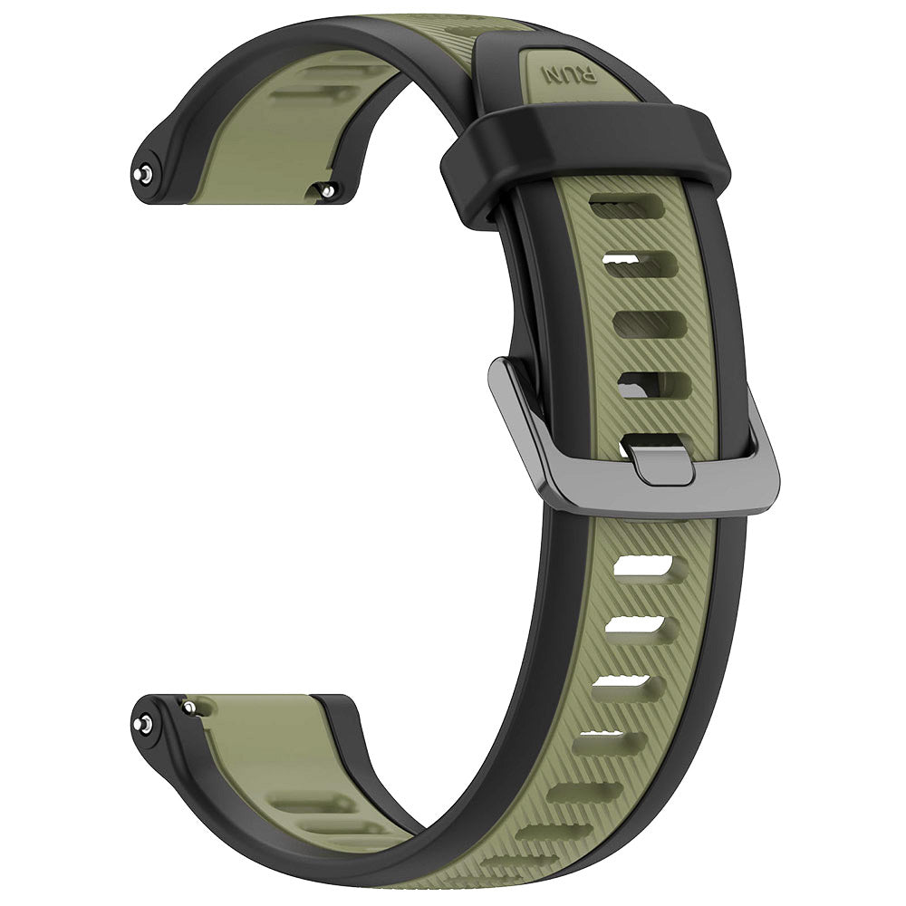 Techsuit - Watchband 20mm (W053) - Samsung Galaxy Watch 4/5/Active 2, Huawei Watch GT 3 (42mm)/GT 3 Pro (43mm) - Khaki