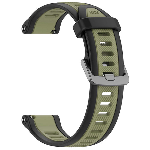 Techsuit - Watchband 20mm (W053) - Samsung Galaxy Watch 4/5/Active 2, Huawei Watch GT 3 (42mm)/GT 3 Pro (43mm) - Khaki