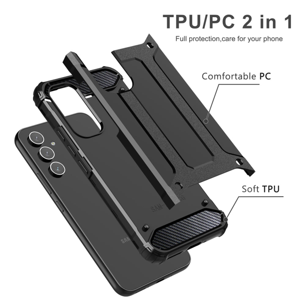 Techsuit - Hybrid Armor - Samsung Galaxy S25 Edge - Black