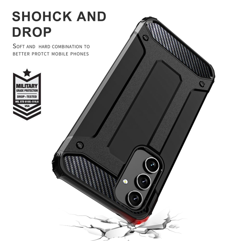 Techsuit - Hybrid Armor - Samsung Galaxy S25 Edge - Black
