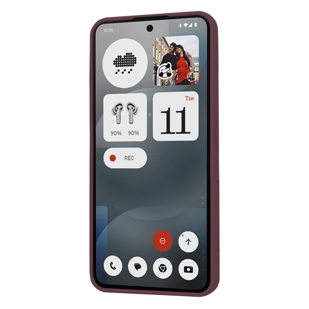 Techsuit - SoftFlex - Nothing Phone (3a) - Plum Red