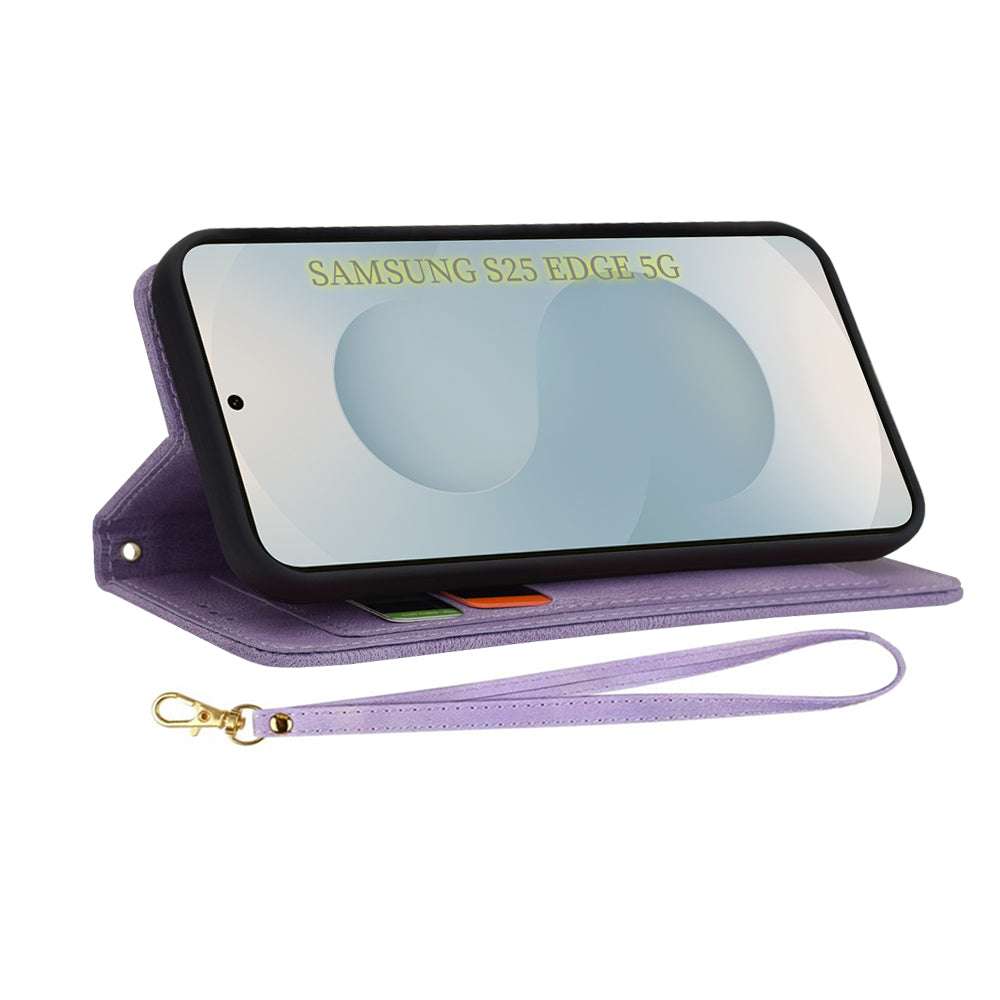 Techsuit - FlipCraft - Samsung Galaxy S25 Edge - Mysterious Purple
