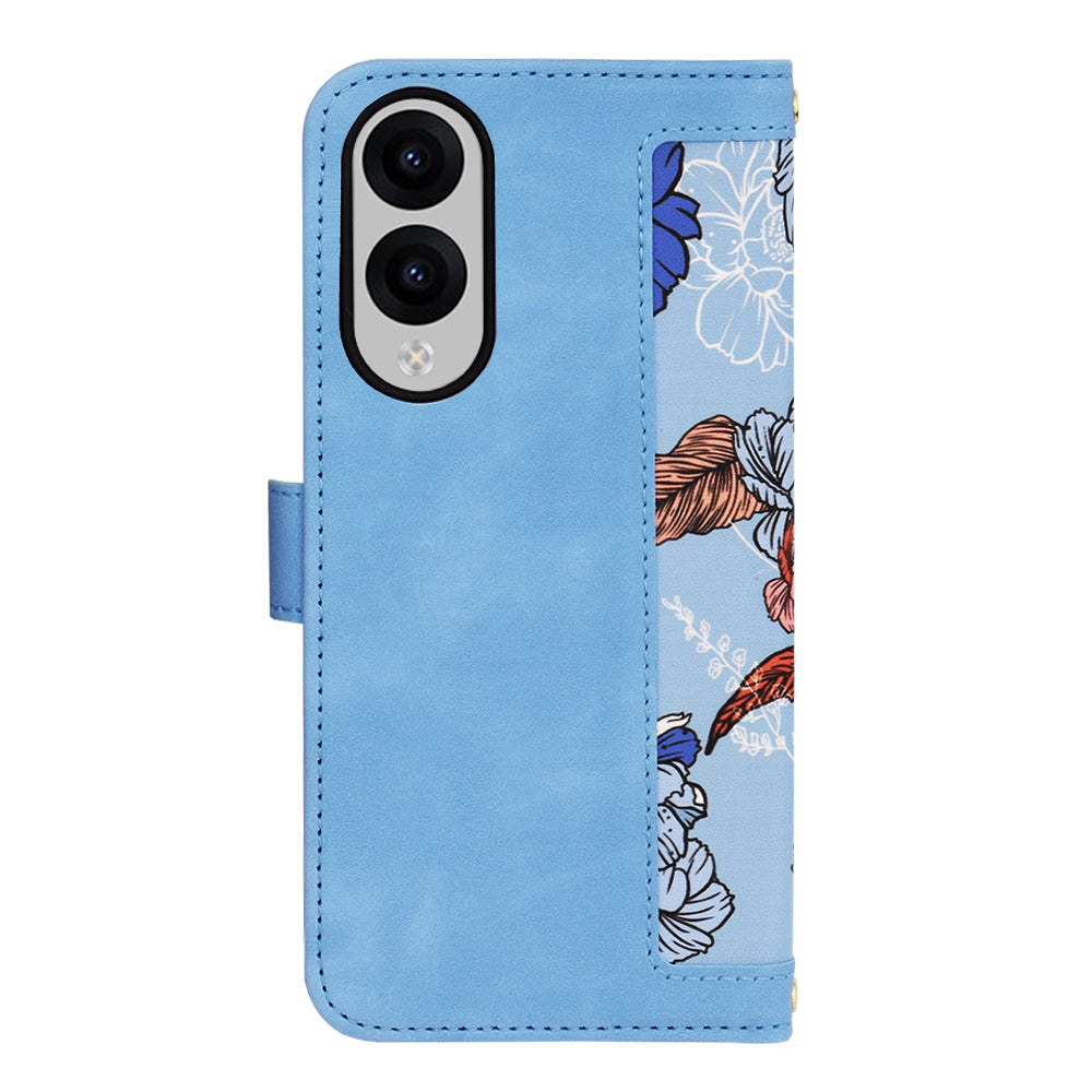 Techsuit - FlipCraft - Samsung Galaxy S25 Edge - Vibrant Blue