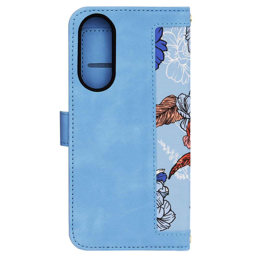 Techsuit - FlipCraft - Samsung Galaxy S25 Edge - Vibrant Blue