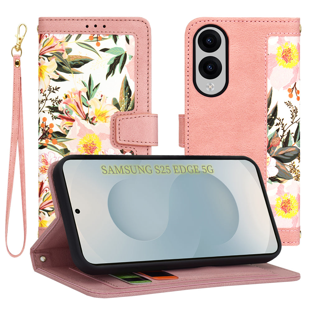 Techsuit - FlipCraft - Samsung Galaxy S25 Edge - Sweetheart Pink
