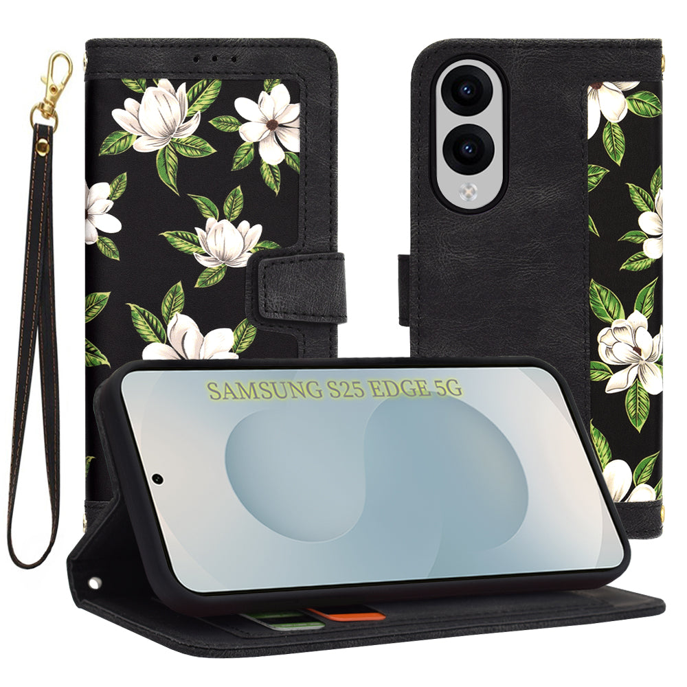 Techsuit - FlipCraft - Samsung Galaxy S25 Edge - Flowers of the Dawn