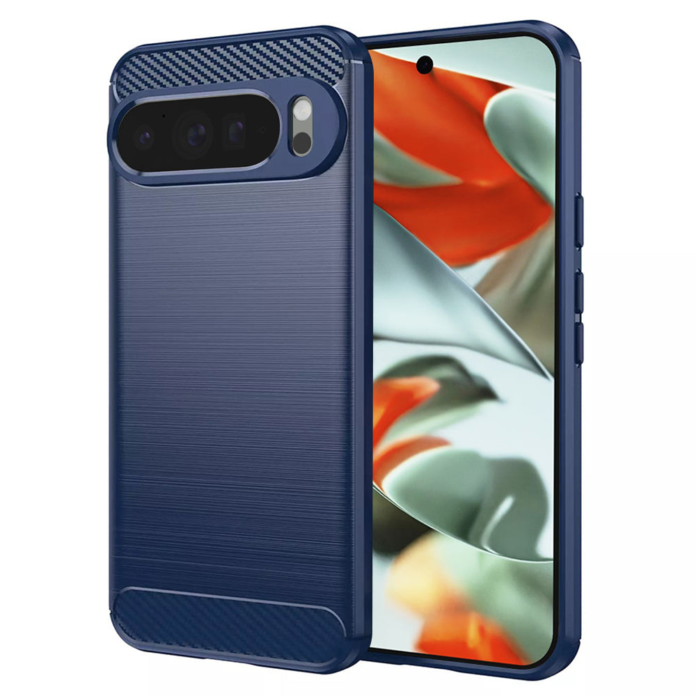 Techsuit - Carbon Silicone - Google Pixel 9 Pro XL - Blue