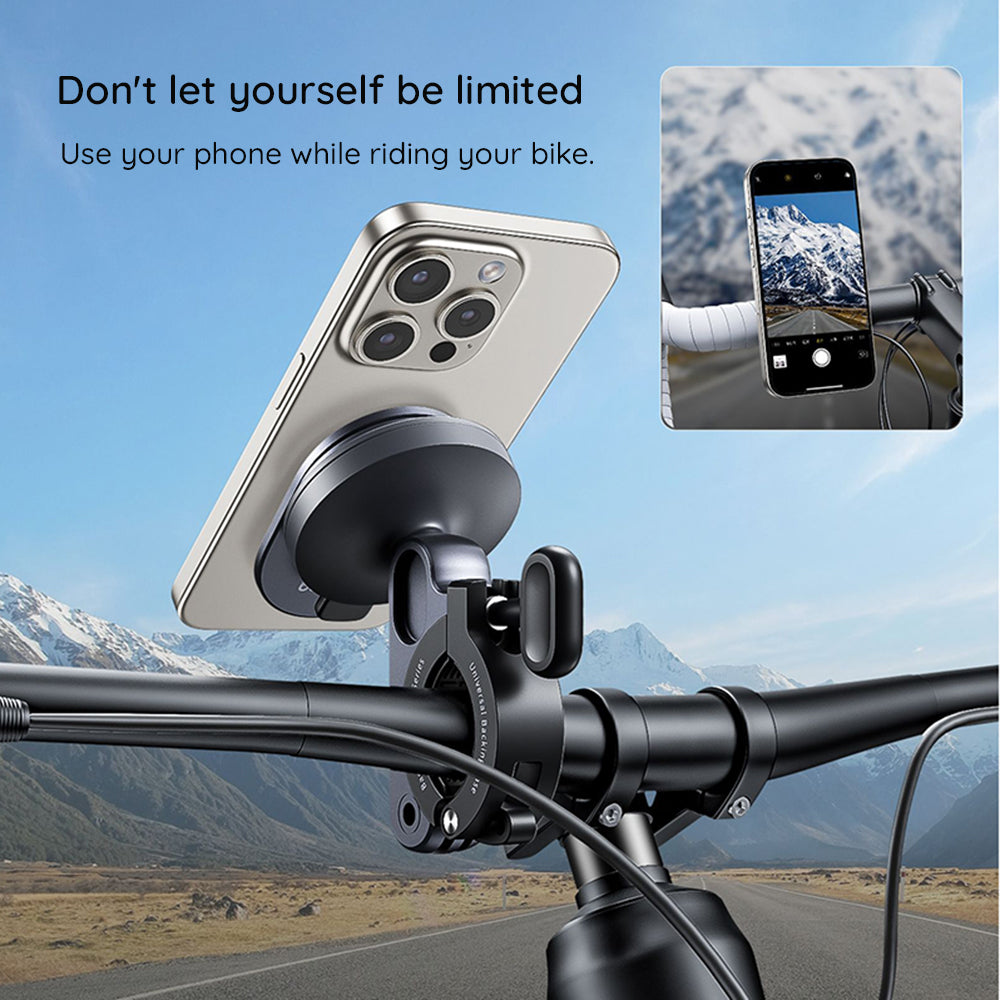 Baseus - Bike Holder PrimeTrip Series (C40569001121-00) - 2in1, Bike Mount, Ring Stand, Patented Snap-On - Cosmic Black