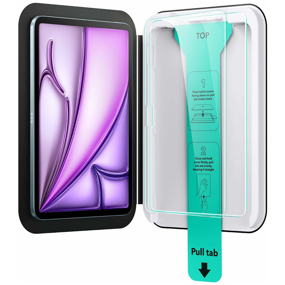 ESR - Tempered Glass Screen Protector UltraFit Tray (2 pack) - iPad Air 13 (2024) / Air 13 (2025) / Air 13 (2026) - Clea