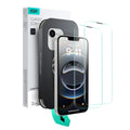 ESR - Tempered Glass UltraFit Tray (2pack) - iPhone 16e / iPhone 17e - Clear