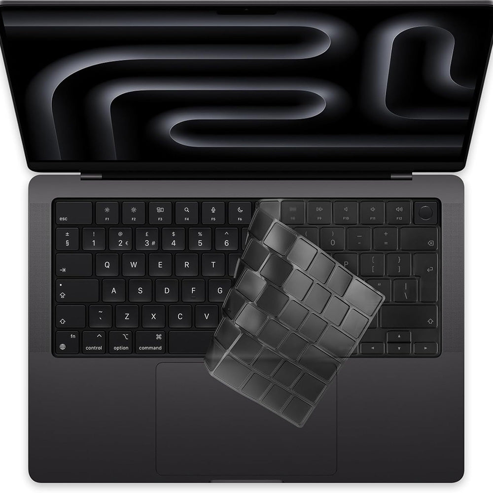 Techsuit - Premium Keyboard Cover PureTypeX (KC1) - Ultra Thin, for MacBook Pro 14 (2021-2024)/ Air 13/15 (2022-2025) - 