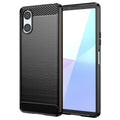 Techsuit - Carbon Silicone - Sony Xperia 10 VI - Black