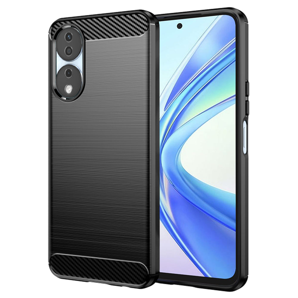 Techsuit - Carbon Silicone - Honor X7b / X7b 5G / 90 SMART - Black