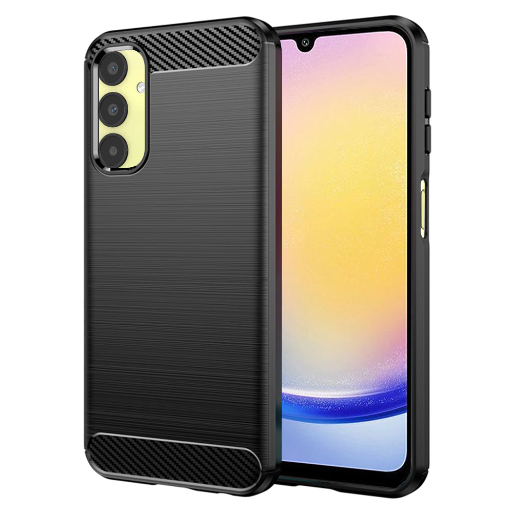 Techsuit - Carbon Silicone - Samsung Galaxy A25 5G - Black
