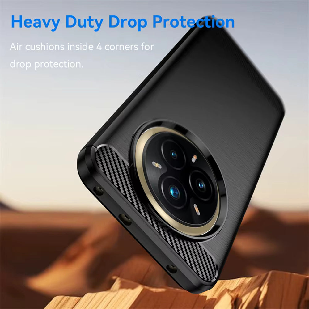 Techsuit - Carbon Silicone - Realme 14 Pro+ - Black