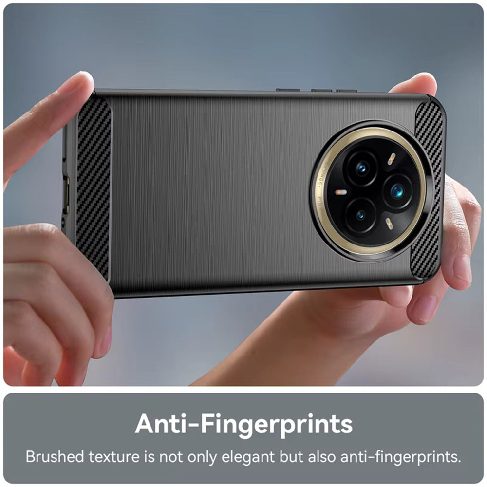 Techsuit - Carbon Silicone - Realme 14 Pro+ - Black