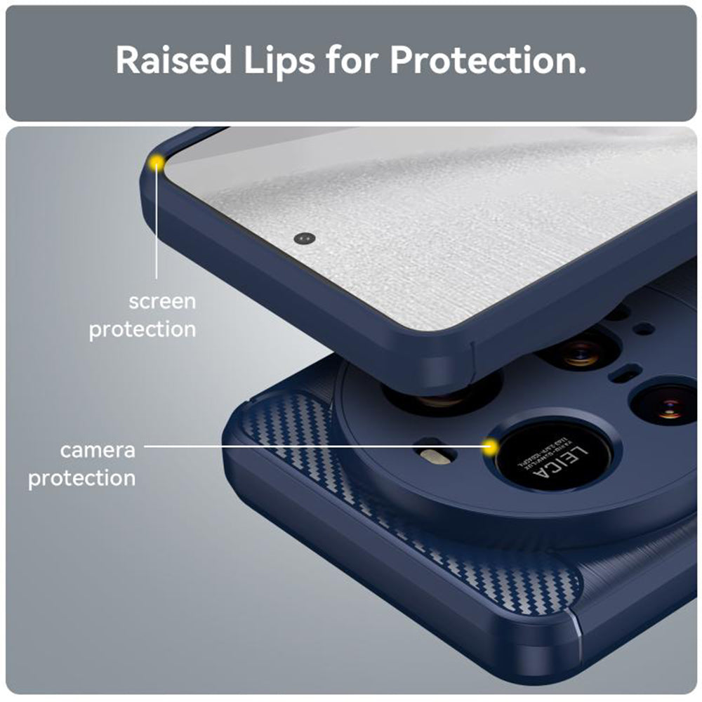 Techsuit - Carbon Silicone - Xiaomi 15 Ultra - Blue