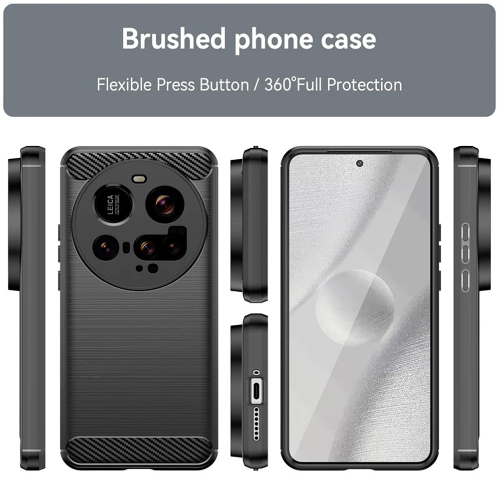 Techsuit - Carbon Silicone - Xiaomi 15 Ultra - Black