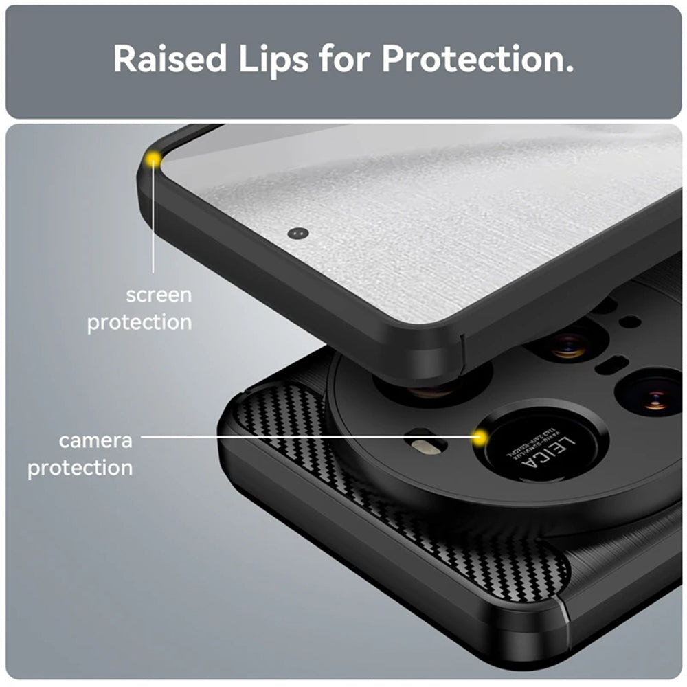 Techsuit - Carbon Silicone - Xiaomi 15 Ultra - Black
