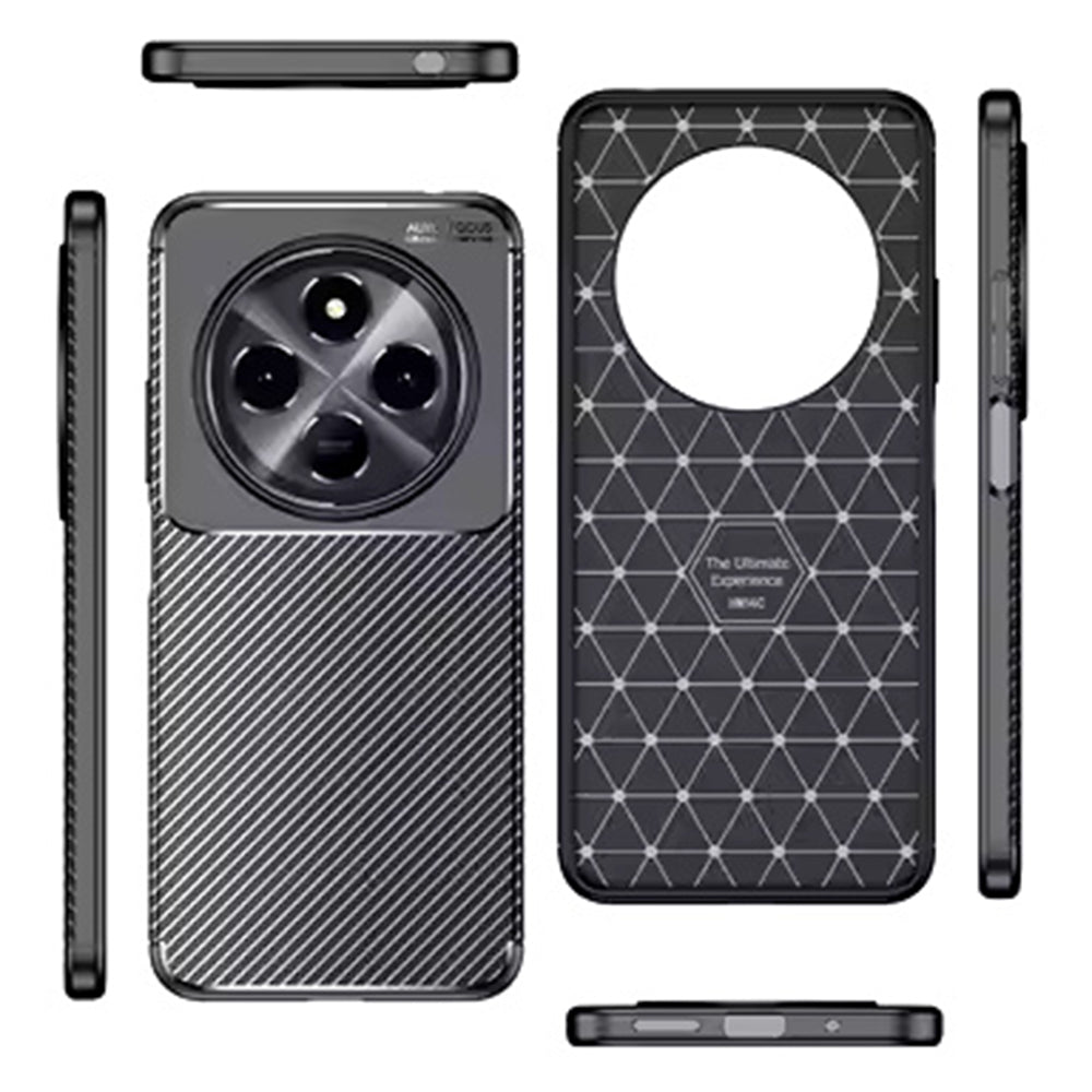 Techsuit - CarbonFiber - Xiaomi Redmi Note 14 Pro 4G - Black