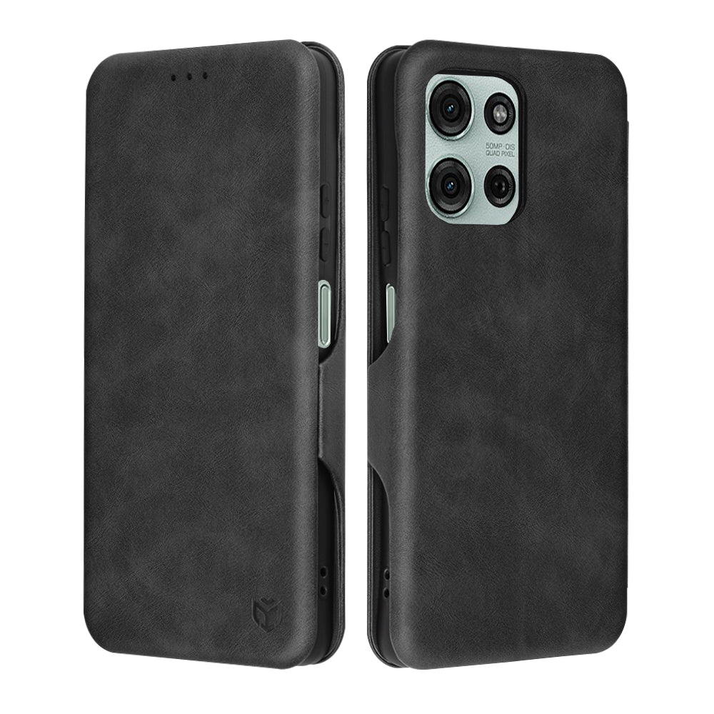 Techsuit - Safe Wallet Plus - Motorola Moto G75 - Black