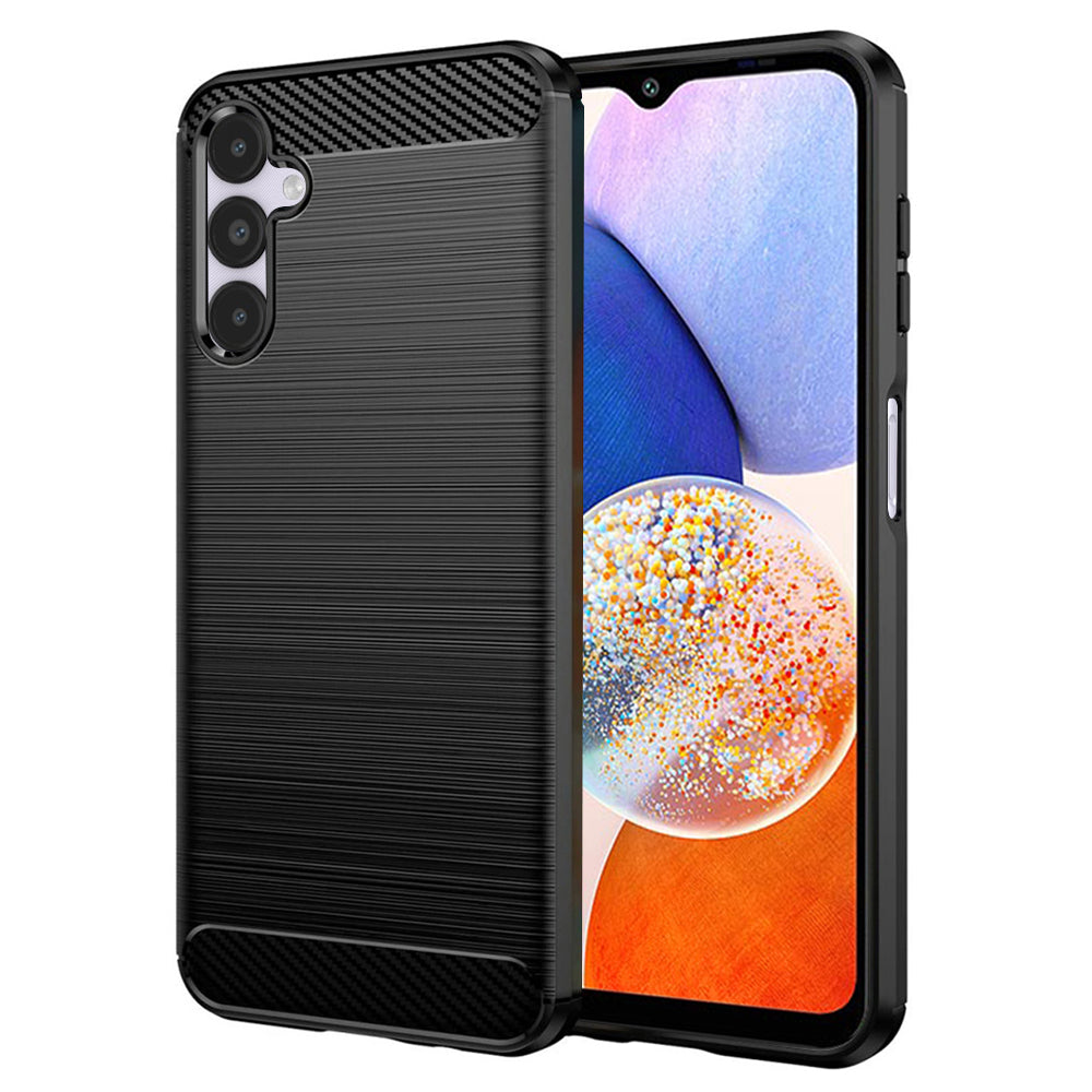 Techsuit - Carbon Silicone - Samsung Galaxy A14 4G / A14 5G - Black