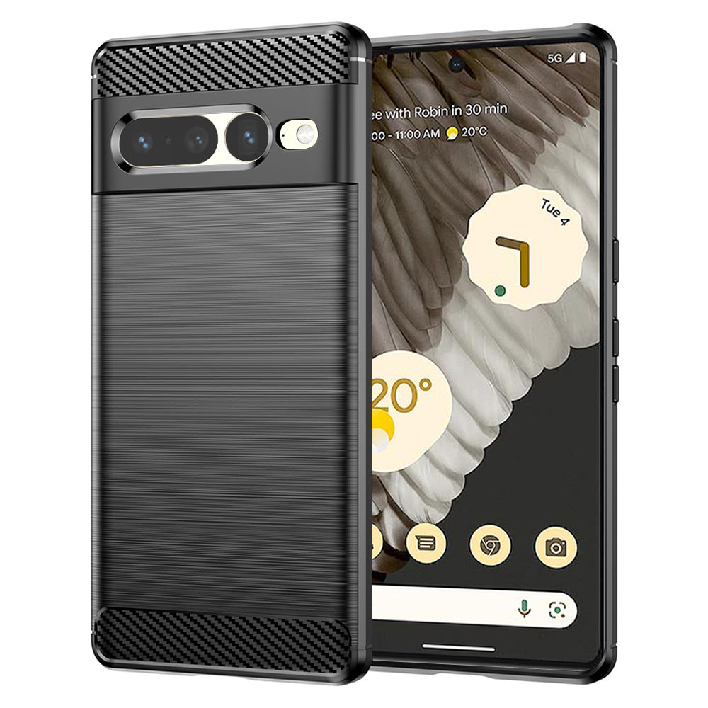 Techsuit - Carbon Silicone - Google Pixel 7 Pro - Black