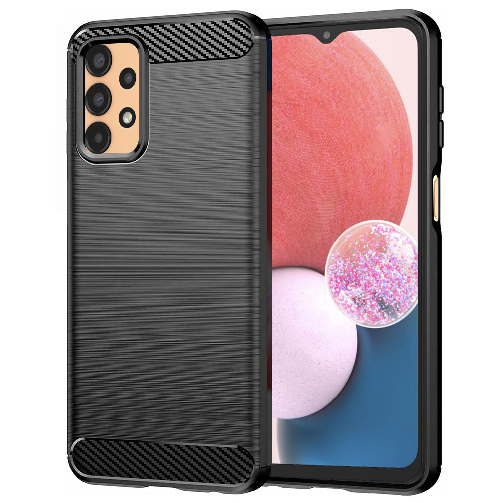 TechSuit Husa de protectie Techsuit Carbon Silicone compatibil cu Samsung Galaxy A13 4G, Negru