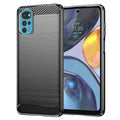 Techsuit - Carbon Silicone - Motorola Moto G22 - Black