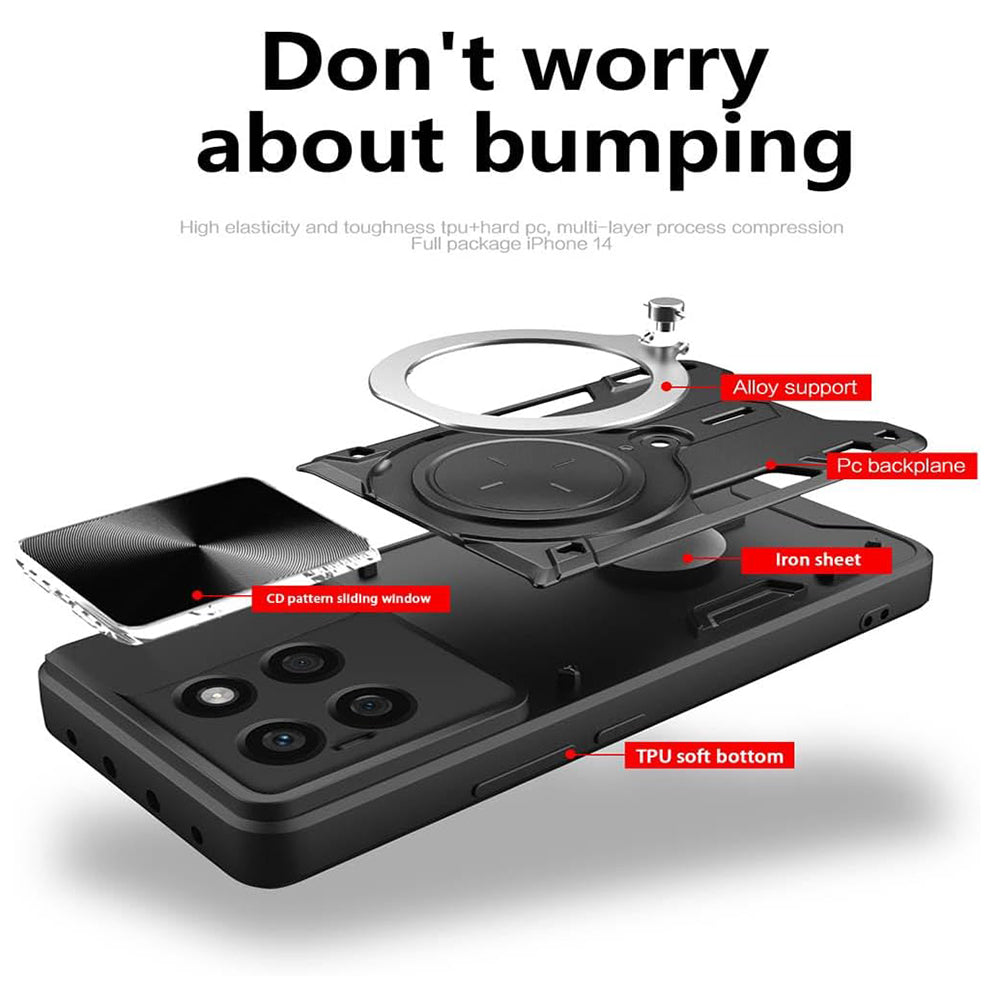 Techsuit - CamGuard Pro - Honor X8c - Black