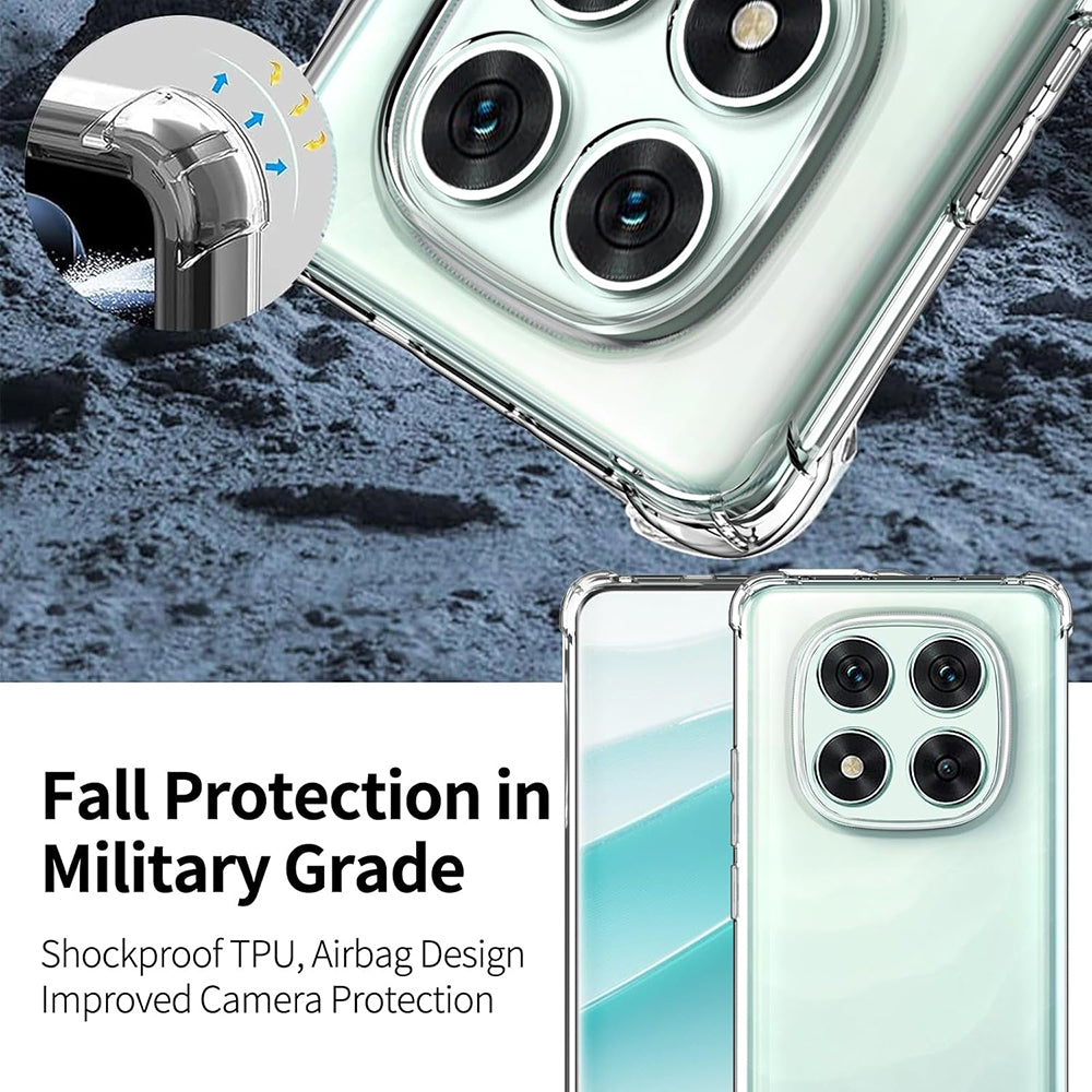 Techsuit - Shockproof Clear Silicone - Xiaomi Poco F7 Ultra - Clear