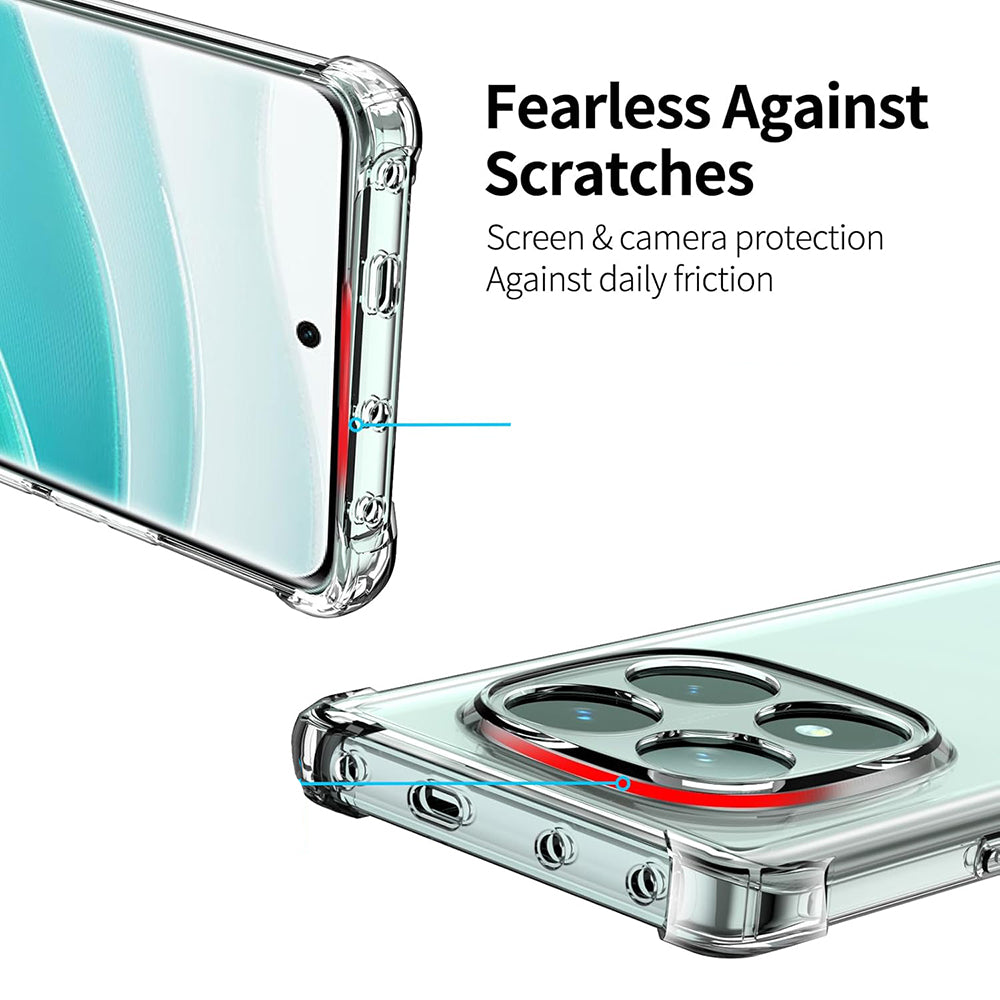 Techsuit - Shockproof Clear Silicone - Xiaomi Poco F7 Pro - Clear